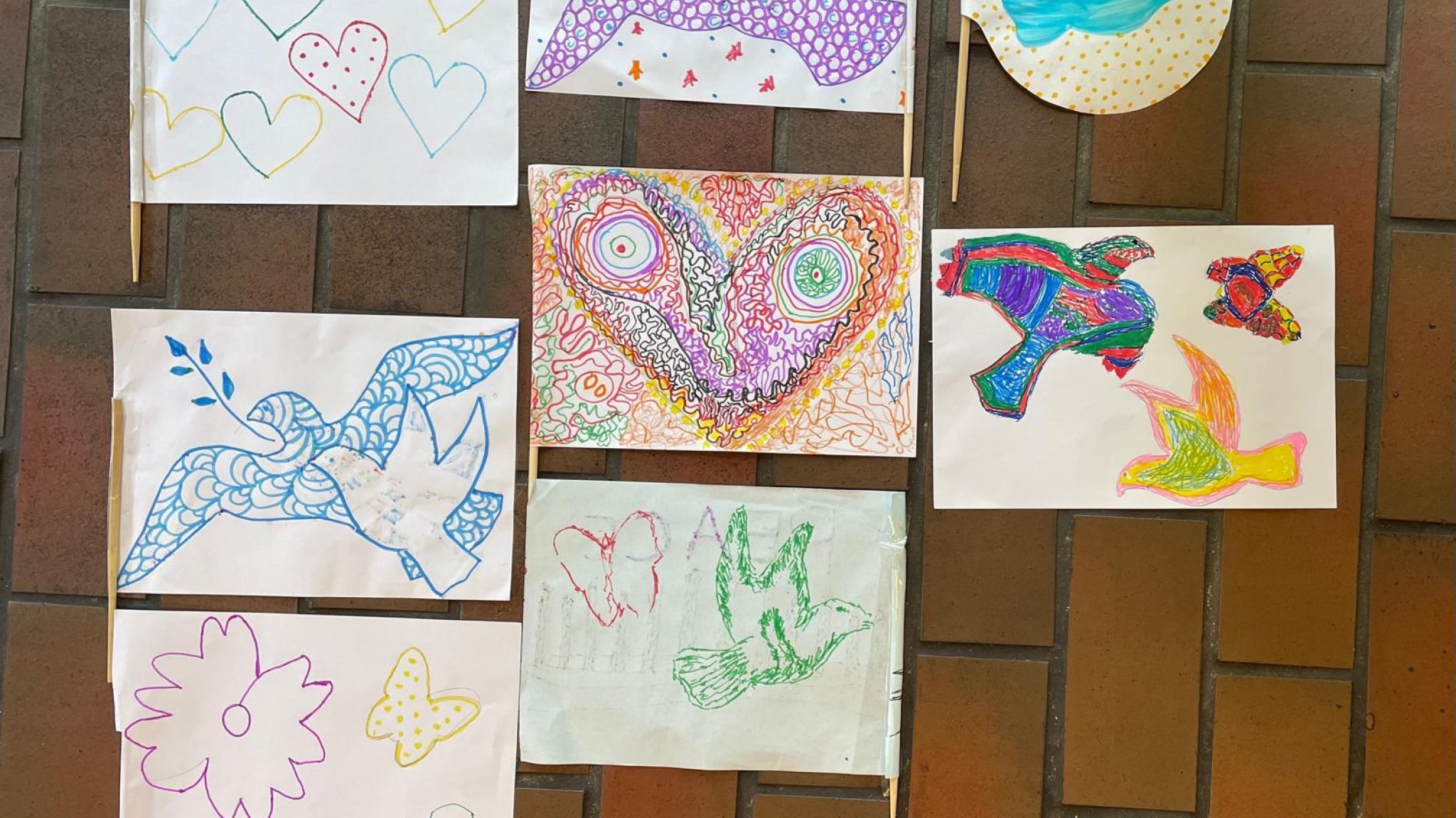 A selection of work produced during the dementia project